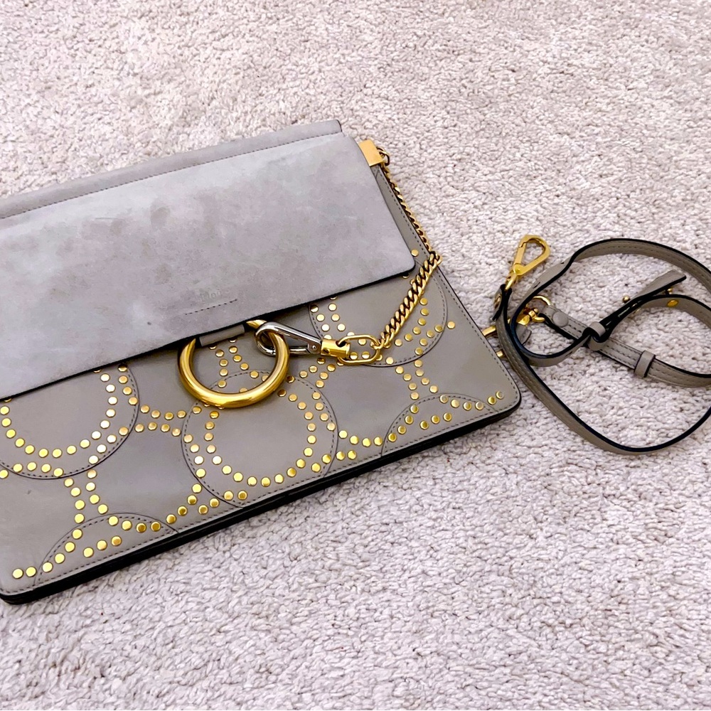 Chloe Medium Studded Faye Bag